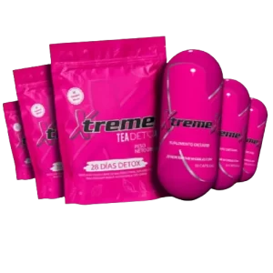 Xtremex y xtreme tea detox combo zeroxtreme ayuda a bajar de peso reduce el colesterol Mejora digestión evita retención líquidos baja abdomen quema grasas adelgaza