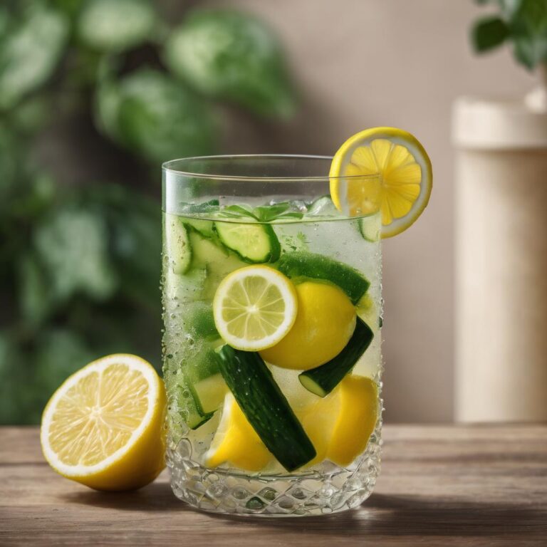 Bajar de peso con Agua con pepino y limón, conoce sus beneficios y cómo prepararlo