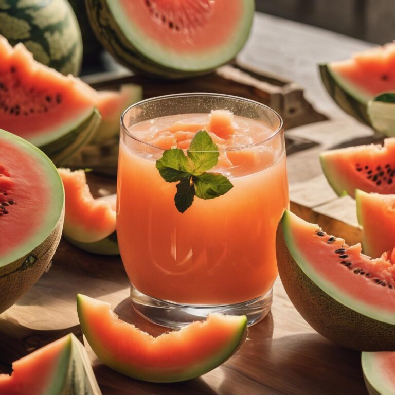 Bajar de peso con Agua con rodajas de melón, conoce sus beneficios y cómo prepararlo