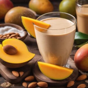 Bajar de peso con Batido de mango y almendra, conoce sus beneficios y cómo prepararlo