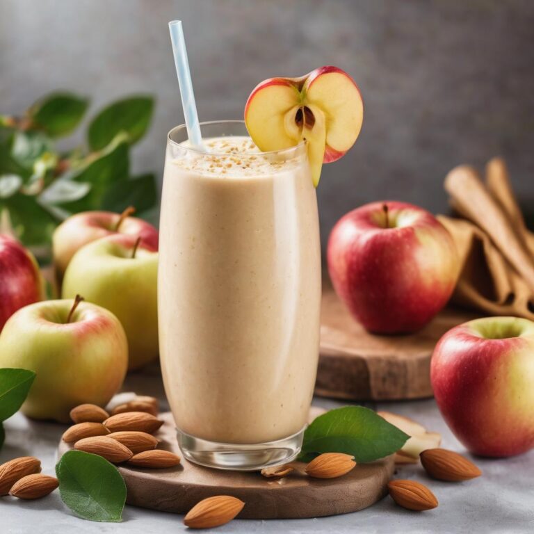 Bajar de peso con Batido de manzana, almendra y jengibre, conoce sus beneficios y cómo prepararlo