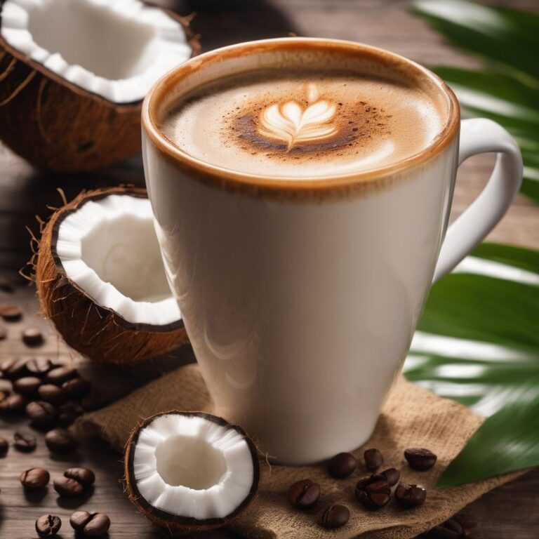 Bajar de peso con Café con esencia de coco, conoce sus beneficios y cómo prepararlo