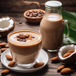 Bajar de peso con Café con leche de almendra y esencia de coco, conoce sus beneficios y cómo prepararlo
