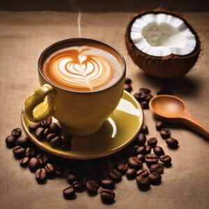 Bajar de peso con Café con leche de coco light, conoce sus beneficios y cómo prepararlo