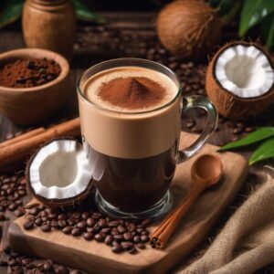 Bajar de peso con Café con leche de coco y cacao en polvo, conoce sus beneficios y cómo prepararlo