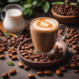 Bajar de peso con Café con leche de soja y esencia de almendra, conoce sus beneficios y cómo prepararlo
