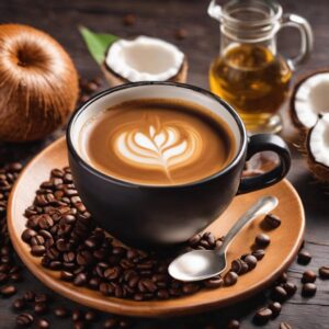 Bajar de peso con Café con una cucharadita de aceite de coco, conoce sus beneficios y cómo prepararlo