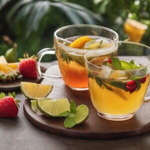 Bajar de peso con Infusión de té blanco y frutas tropicales, conoce sus beneficios y cómo prepararlo