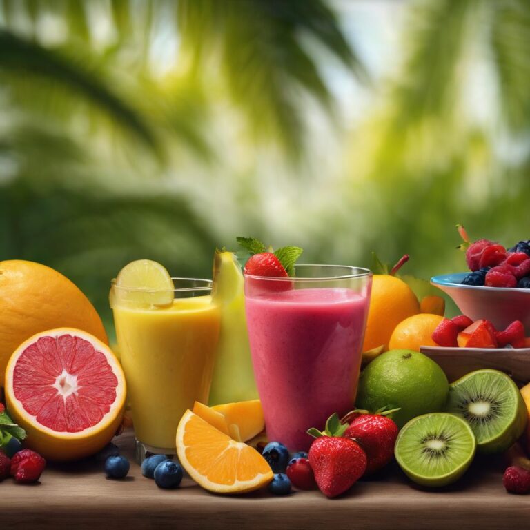 Bajar de peso con Licuado de frutas tropicales, conoce sus beneficios y cómo prepararlo