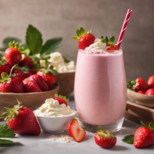 Bajar de peso con Smoothie de fresas y yogur de vainilla, conoce sus beneficios y cómo prepararlo