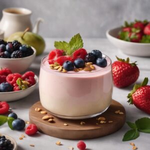 Bajar de peso con Smoothie de frutas del bosque, yogur y almendra, conoce sus beneficios y cómo prepararlo