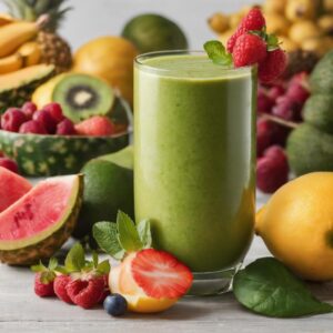 Bajar de peso con Smoothie de frutas tropicales, espinacas y jengibre, conoce sus beneficios y cómo prepararlo
