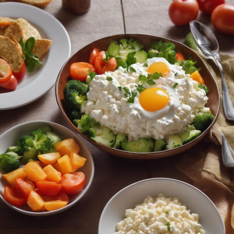 Planes de Cena con Queso Cottage para Añadir Proteínas a tu Dieta