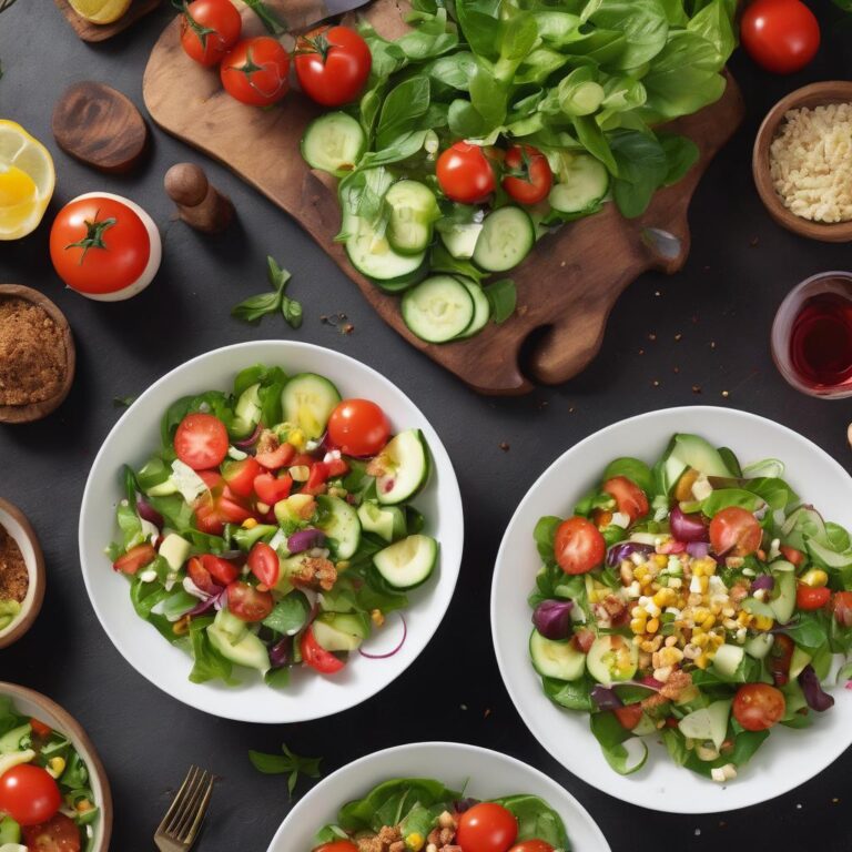 Recetas de Ensaladas para Cenas Frescas y Bajas en Calorías